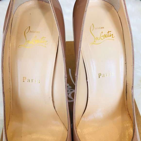 Christian Louboutin Bianca Platform Pump Size 38.5 - Picture 5 of 15